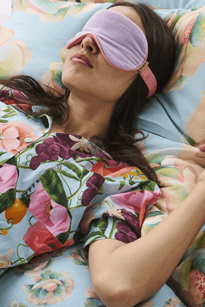 Kip and Co Lilac Velvet Eye Mask