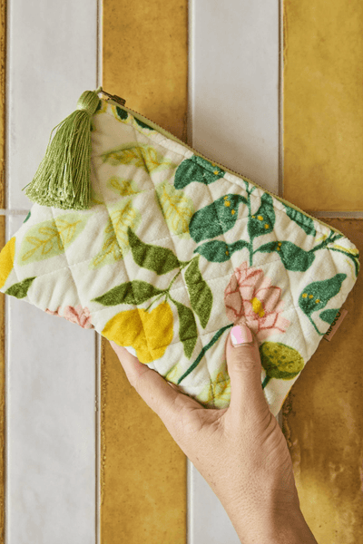 Kip and Co Wander Velvet Cosmetics Purse