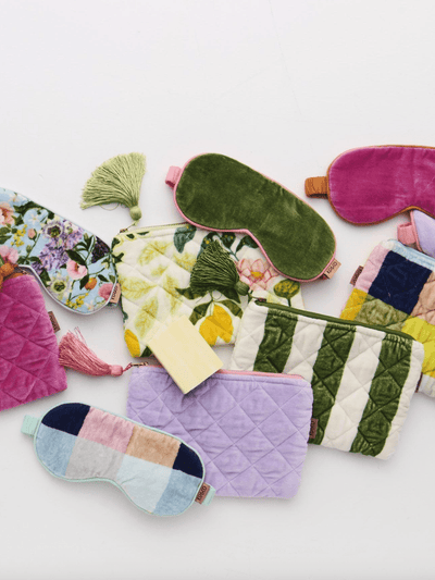 Kip and Co Wander Velvet Cosmetics Purse
