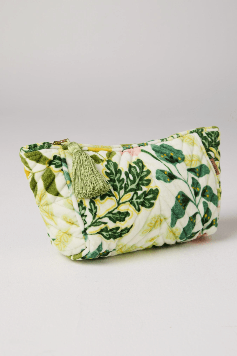 Kip and Co Wander Velvet Toiletry Bag