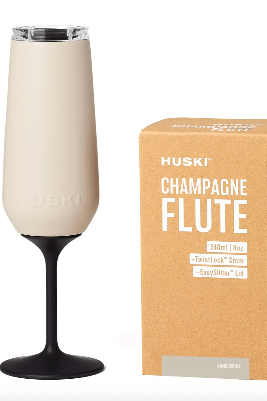 Huski Champagne Flute Sand Beige