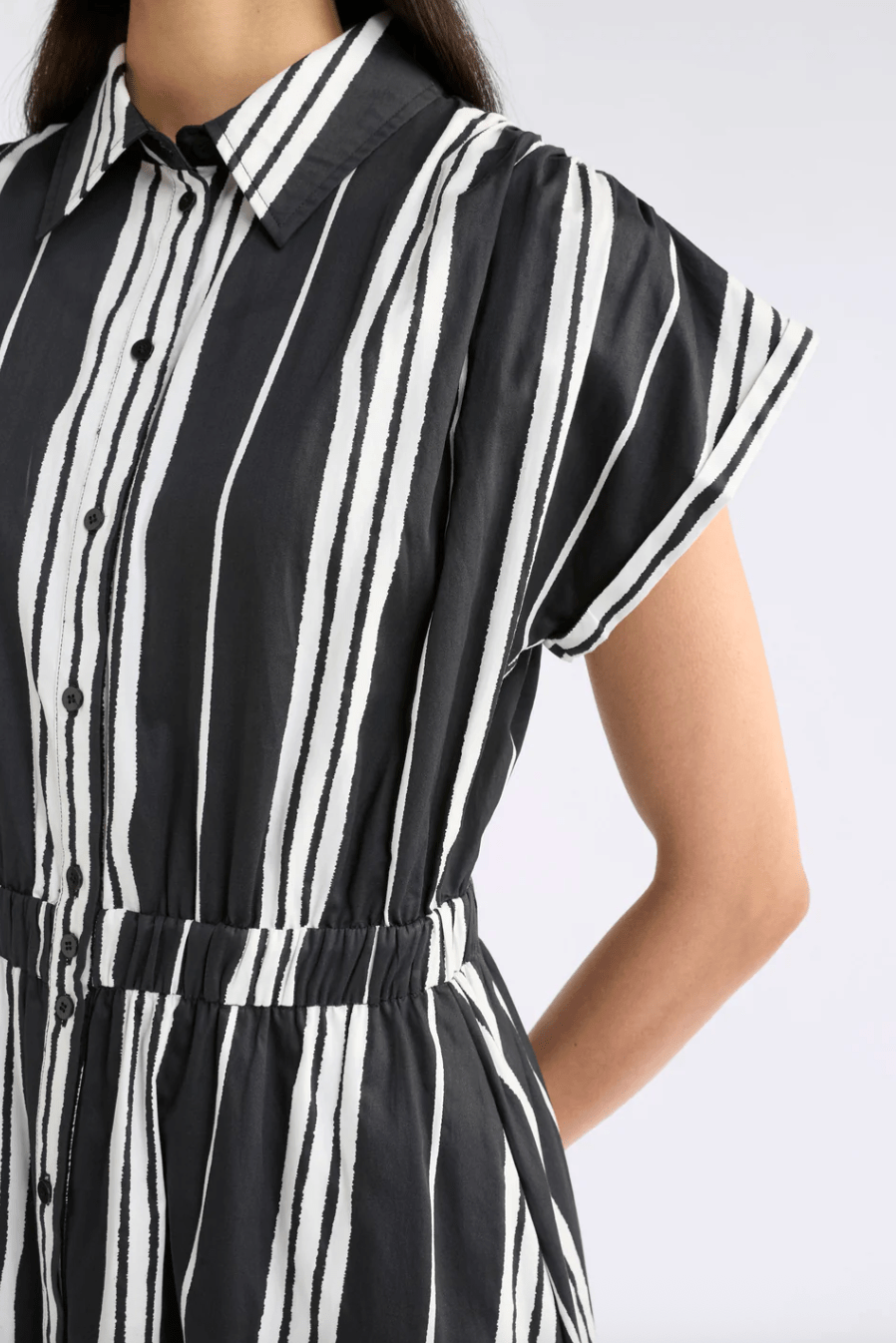 Elk The Label Reza Shirt Dress Black