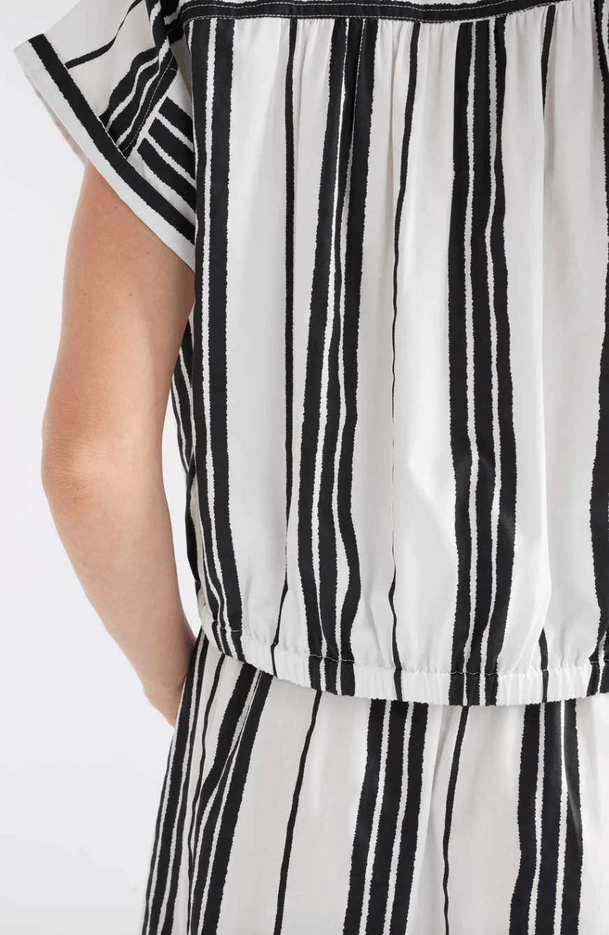 Elk The Label Reza Shirt Fez Print White
