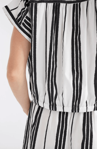 Elk The Label Reza Shirt Fez Print White