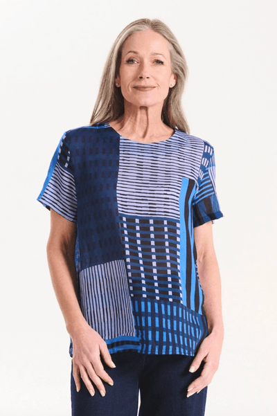 Olga De Polga Metro Top Midnight in Cotton Voile