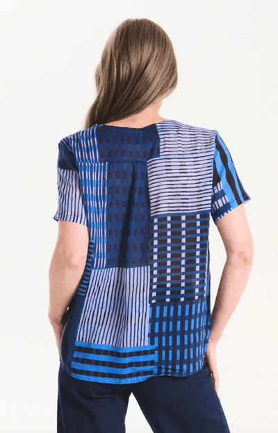 Olga De Polga Metro Top Midnight in Cotton Voile