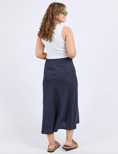 Elm Eleni Dark Sapphire Navy Skirt