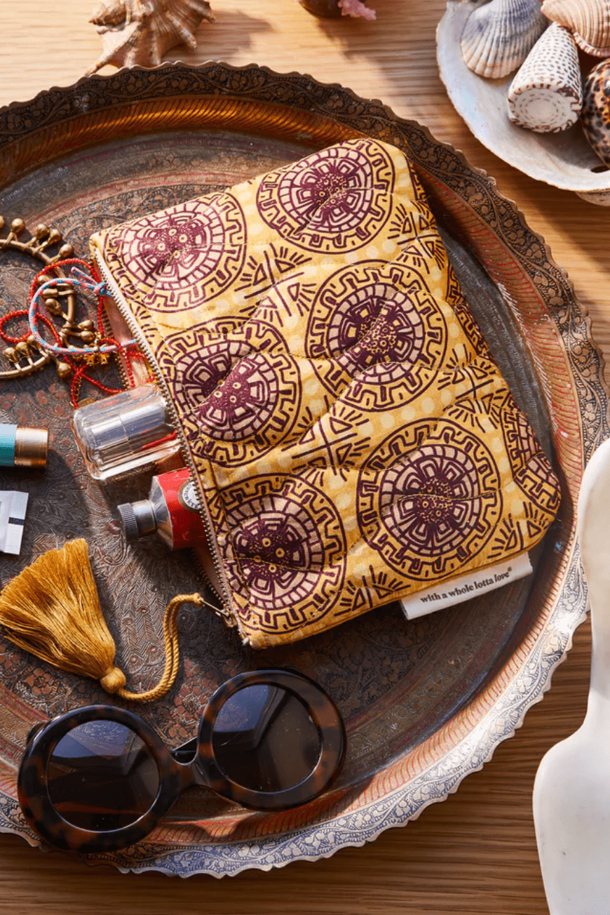 Sage and Clare Gabriella Pouch Dune