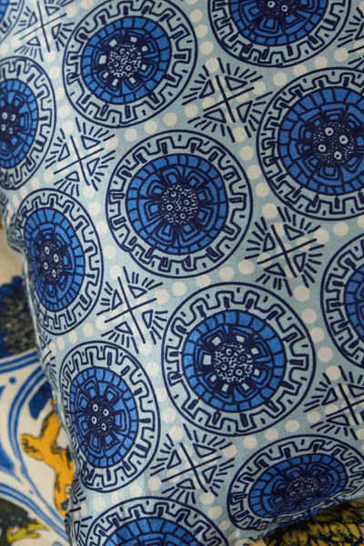 Sage and Clare Gabriella Cushion Azure