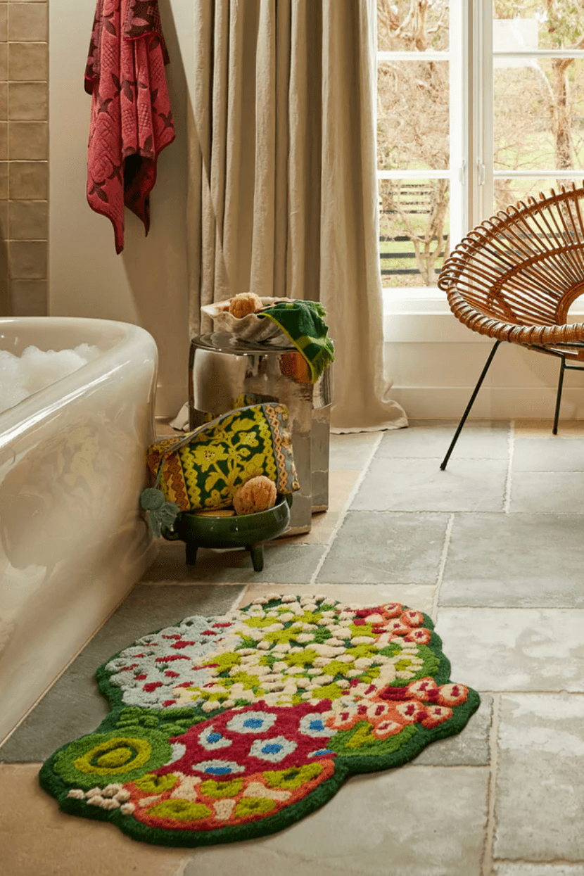 Sage and Clare Coralie Bath Mat