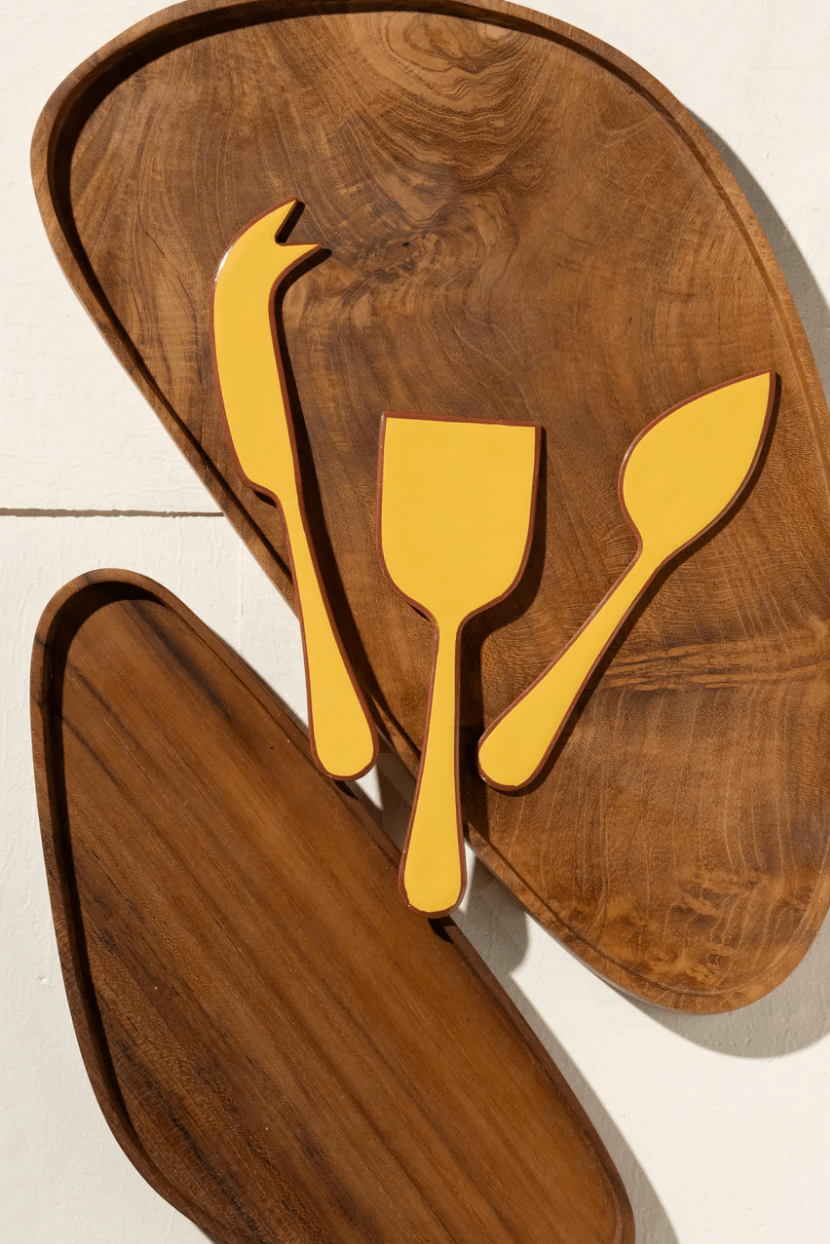 Alder Enamel Cheese Set Chai