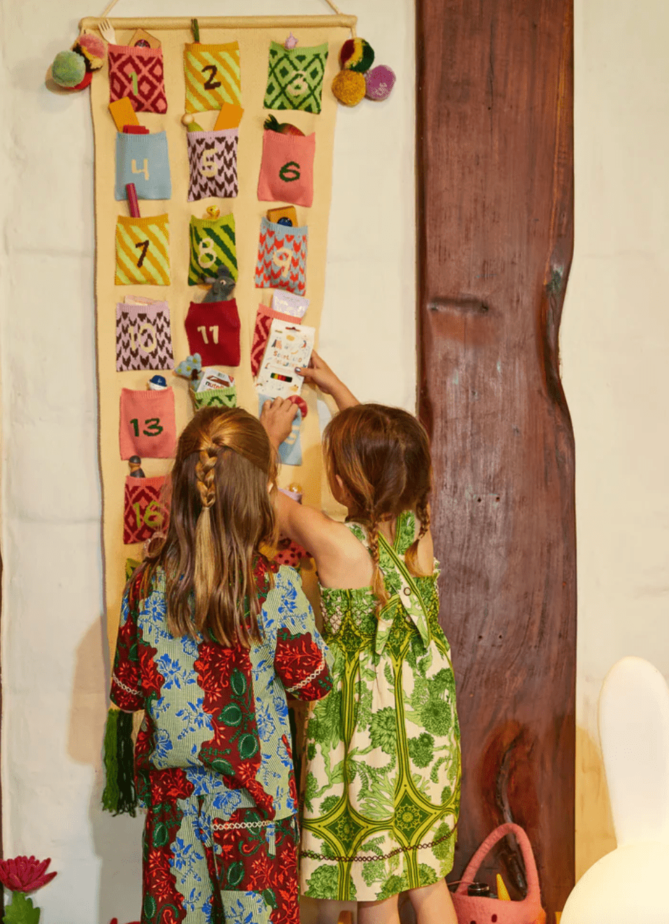 Sage and Clare Palmina Knitted Advent Calendar