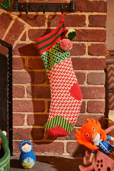 Sage and Clare Palmina Knitted Stocking