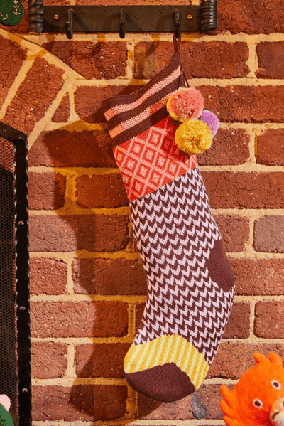 Sage and Clare Palmina Knitted Stocking