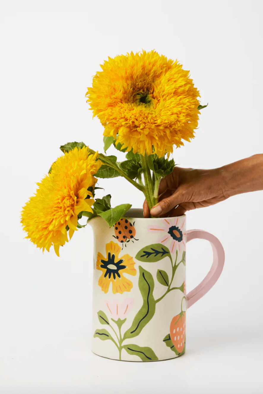 Jones and Co Meadow Jug White