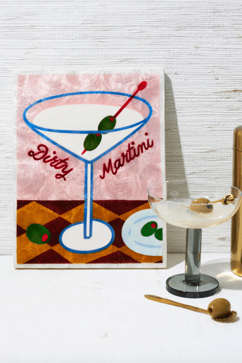 Jones and Co Happy Hour Martini Tile