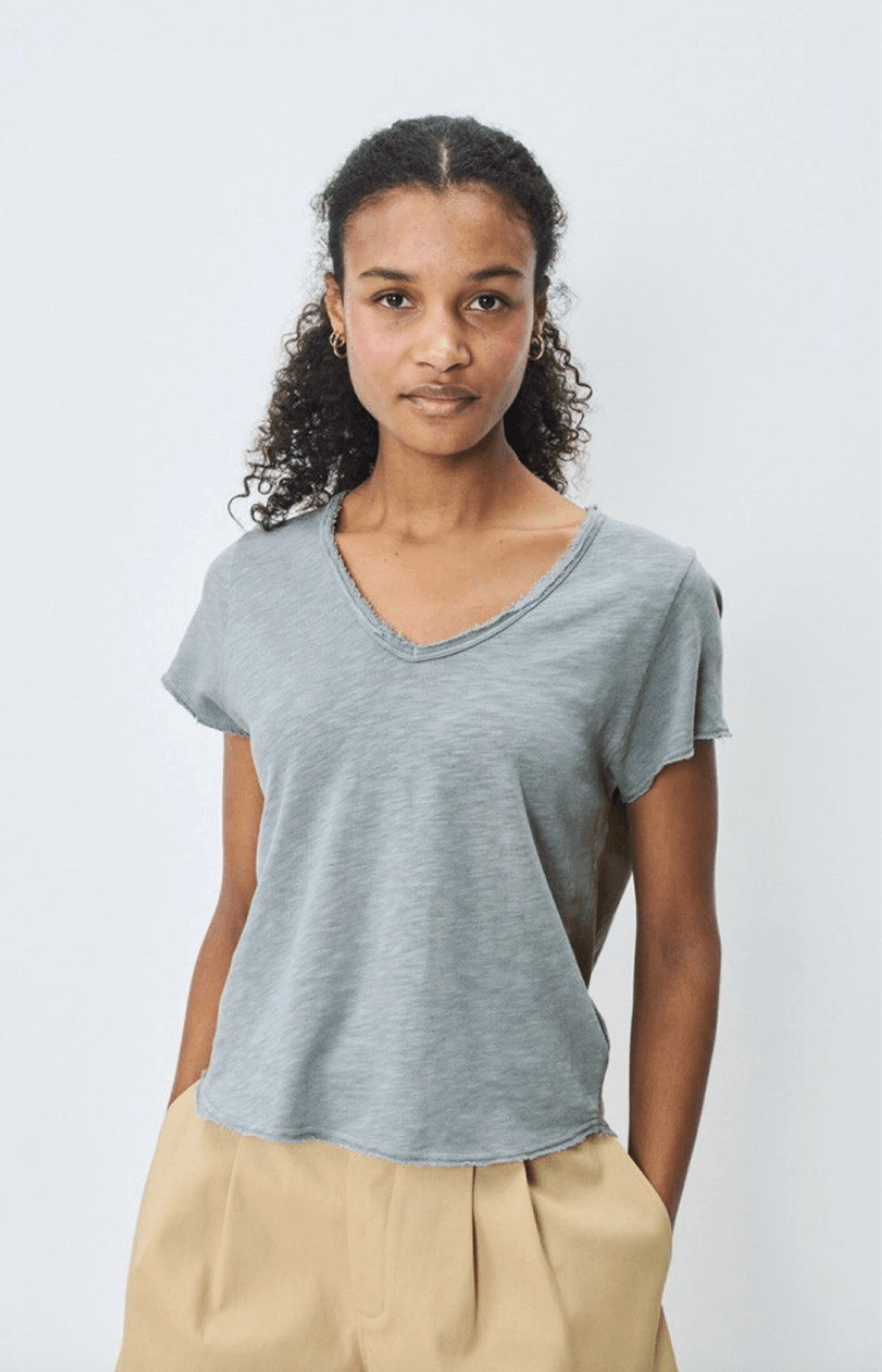 American Vintage Sonoma V Neck TShirt Thunderstorm