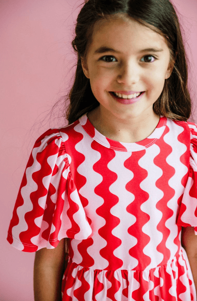 Rock Your Kid Holiday Dress Pink