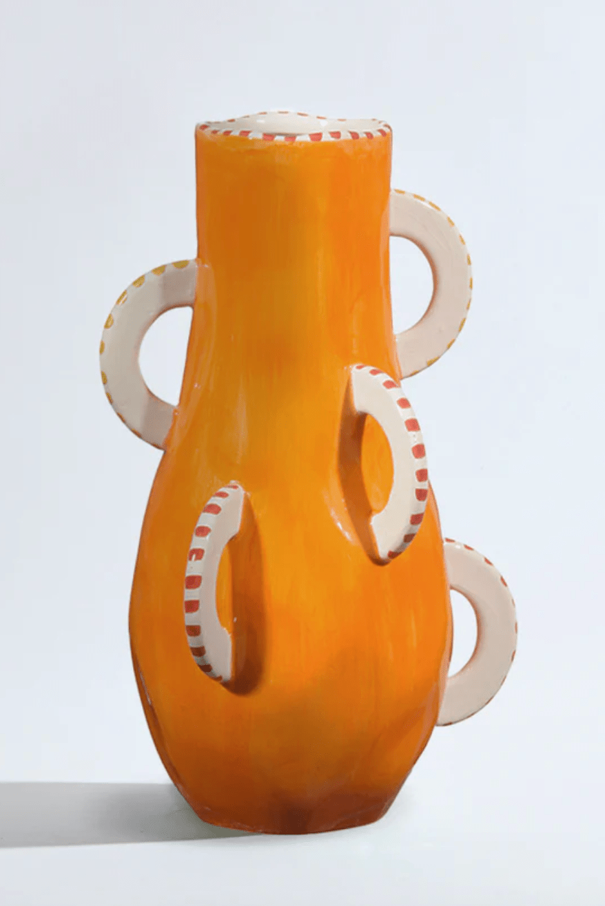 Cabana Large Vase Orange