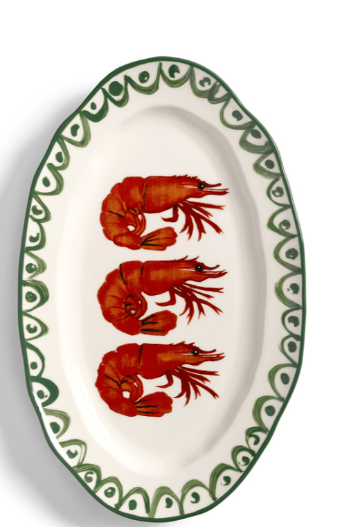 Klevering Shrimp Serving Plate