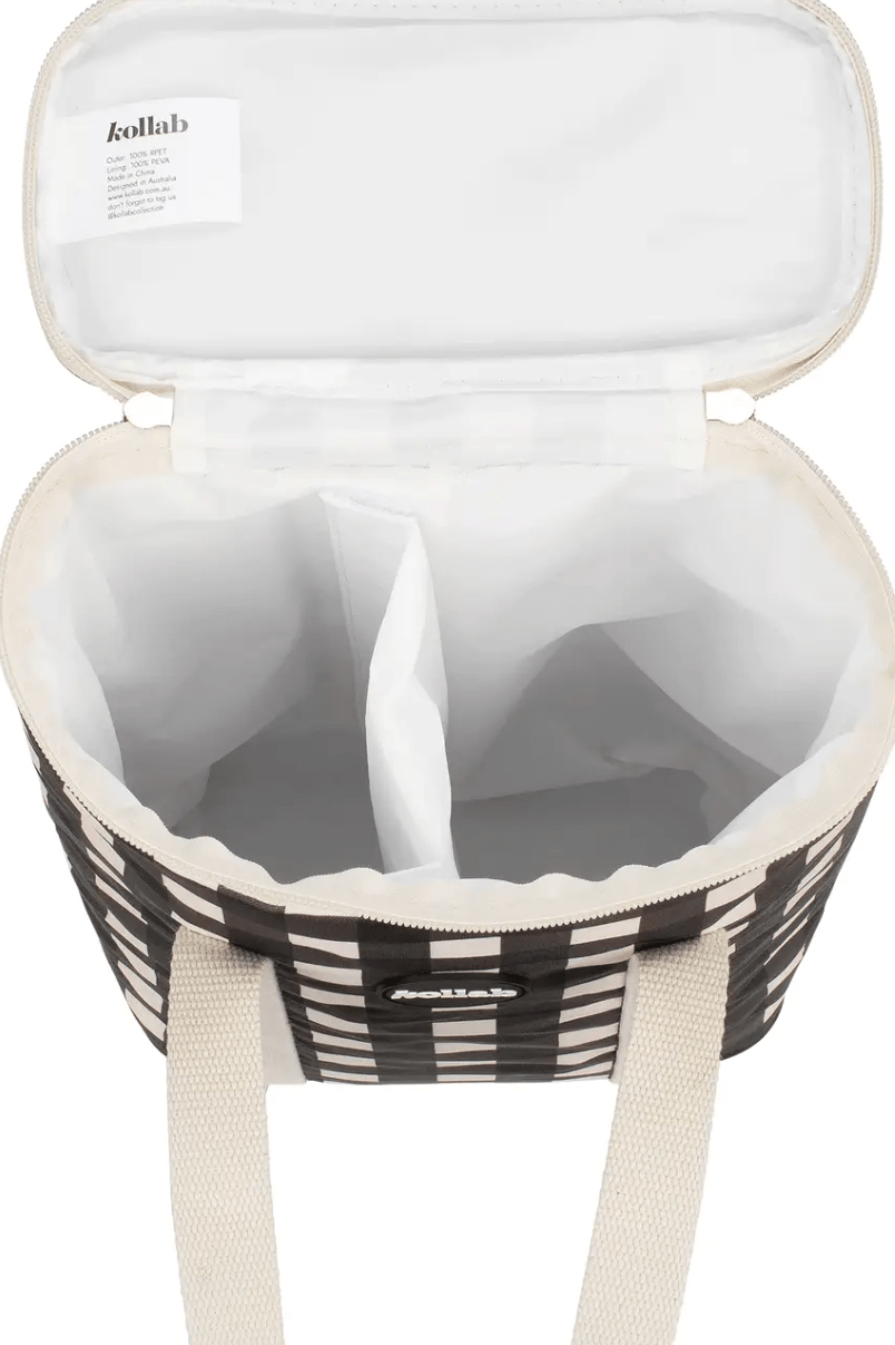 Kollab Wine Cooler Bag Black Check