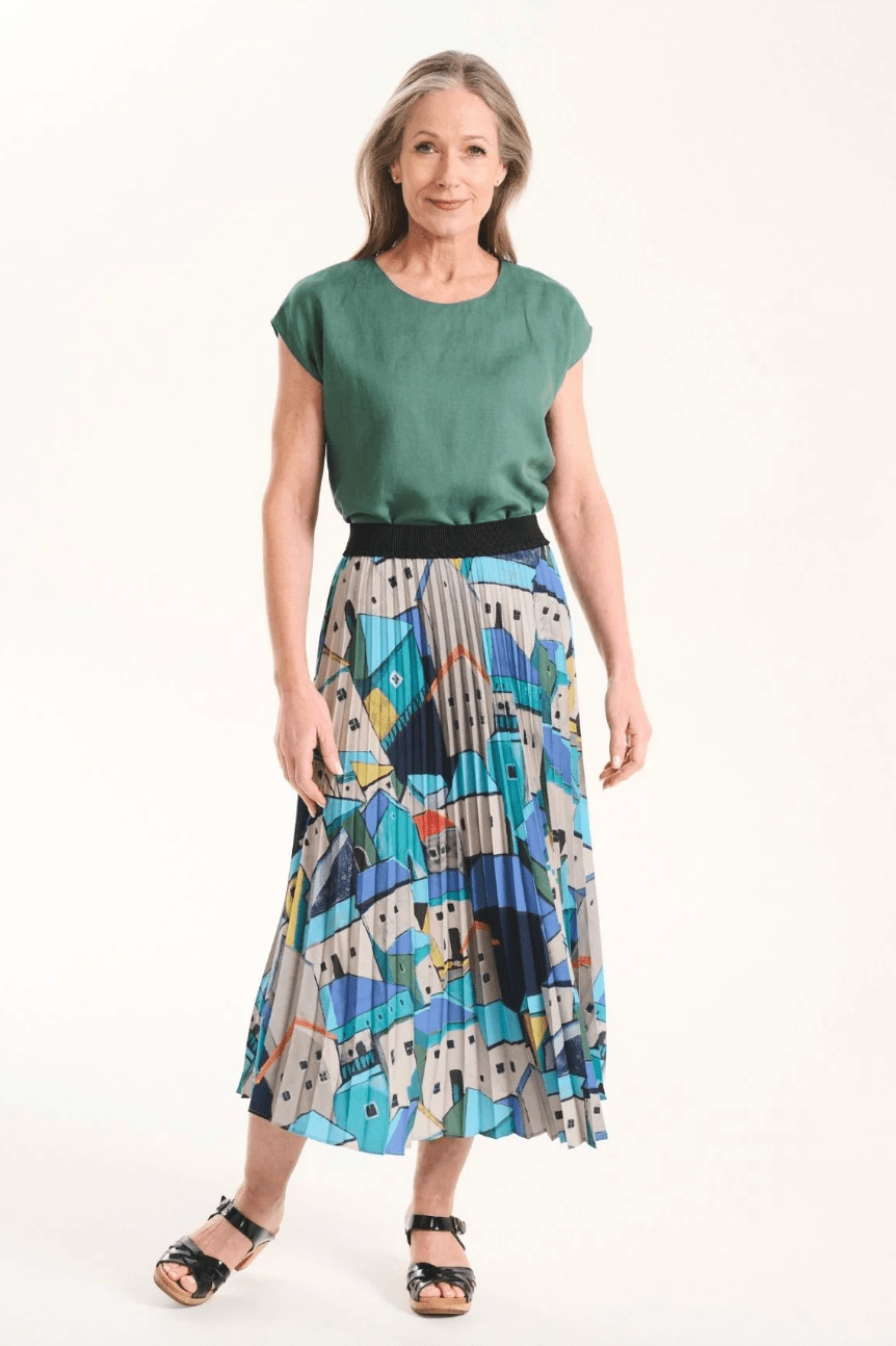 Olga De Polga Pueblito Skirt Blue