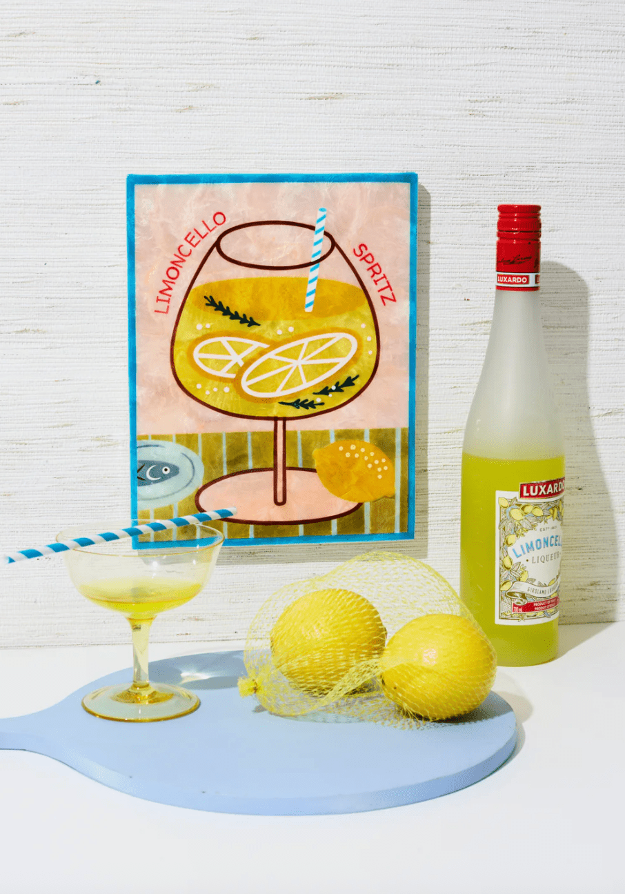 Jones and Co Happy Hour Limoncello Tile