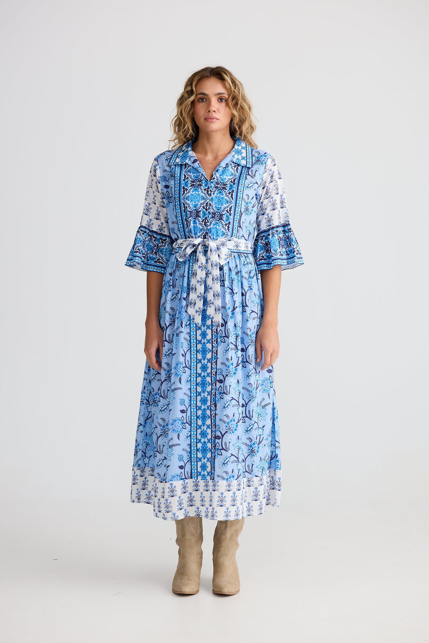 Talisman Jardin Blueberry Fields Dress