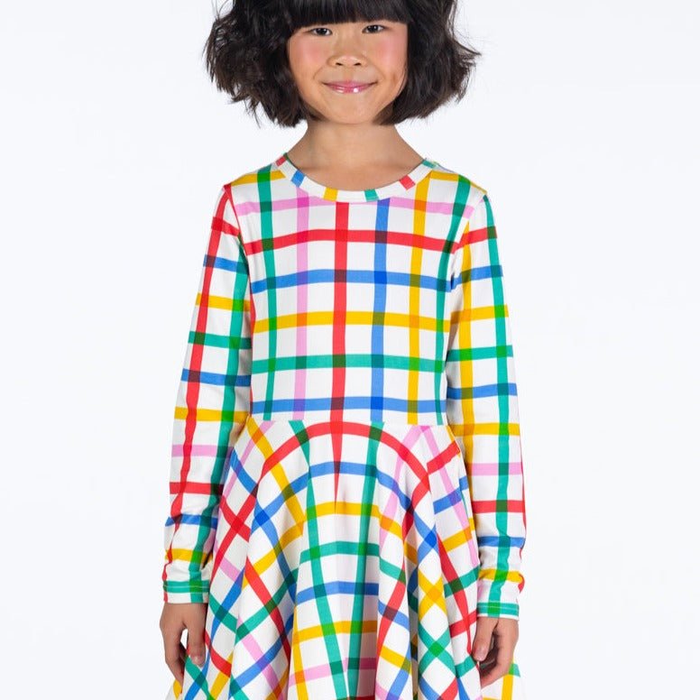 Rock Your Kid Check It Out Waisted Dress