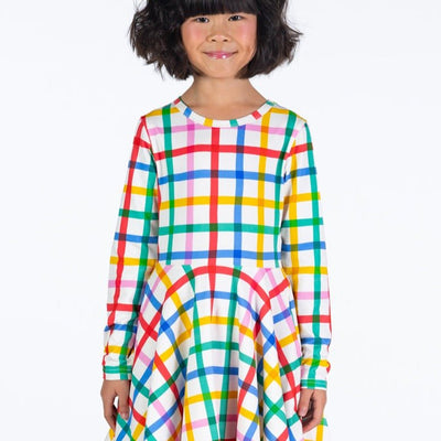 Rock Your Kid Check It Out Waisted Dress