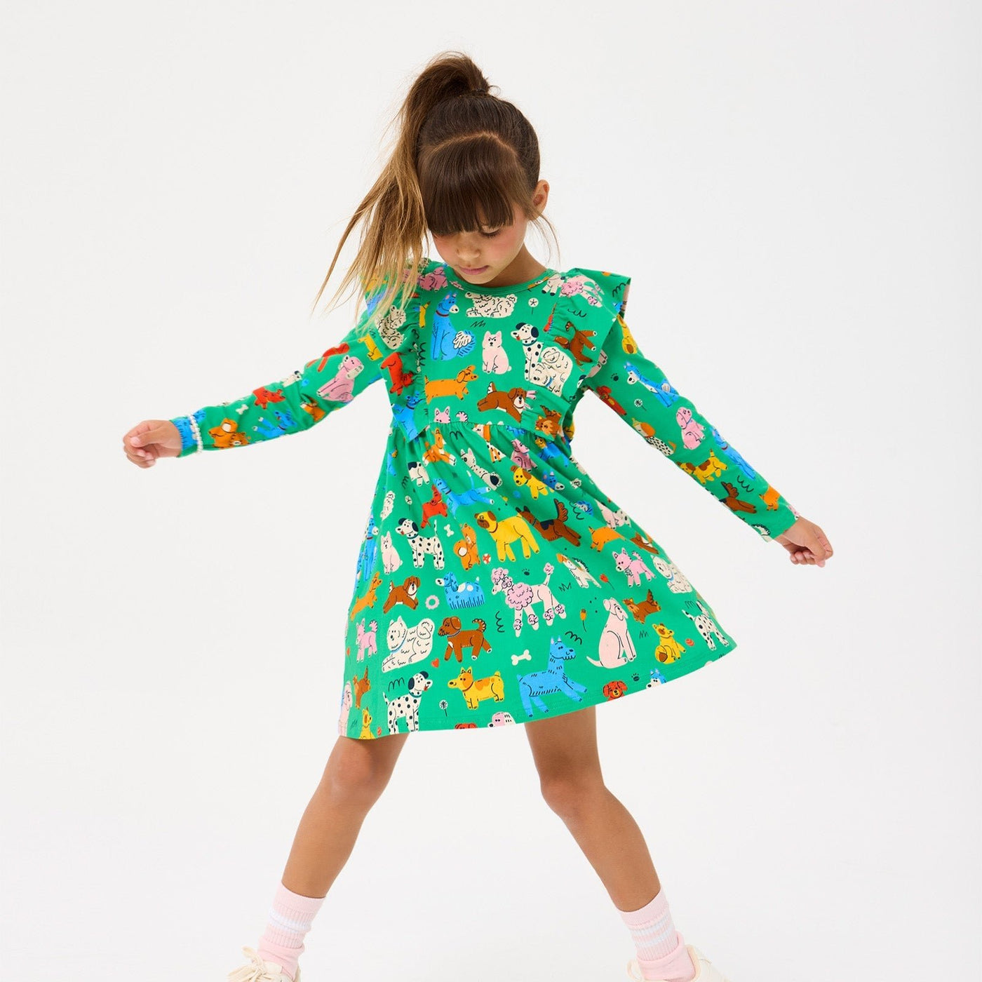 Rock Your Kid Park Life Long Sleeve Dress