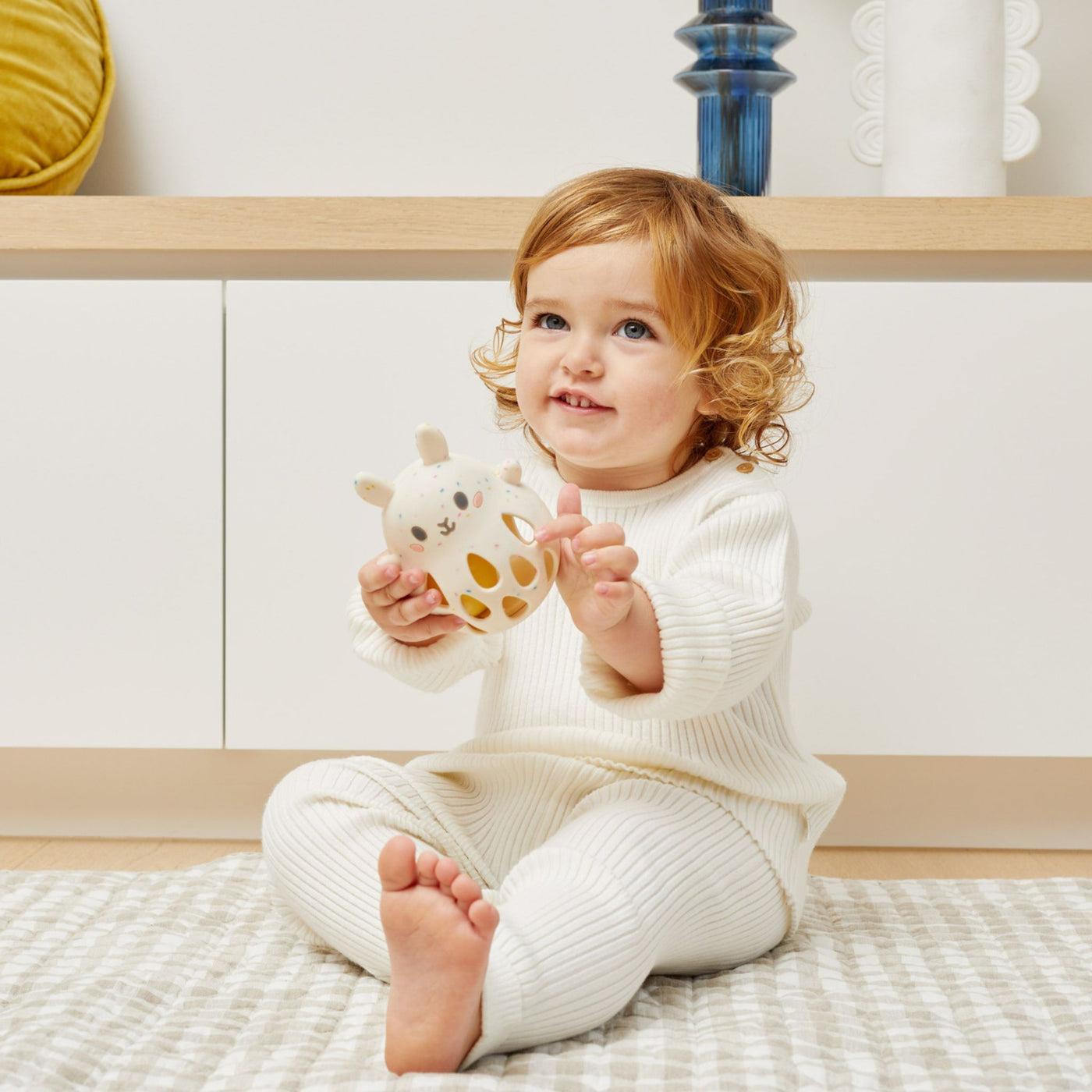 Silicone Bunny Rattle