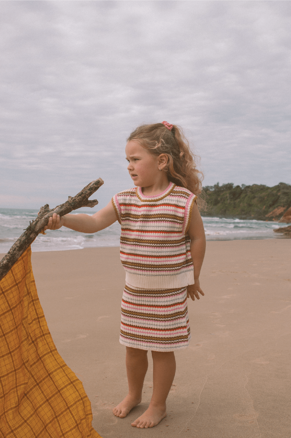 Grown Sunshine Stripe Knit Skirt