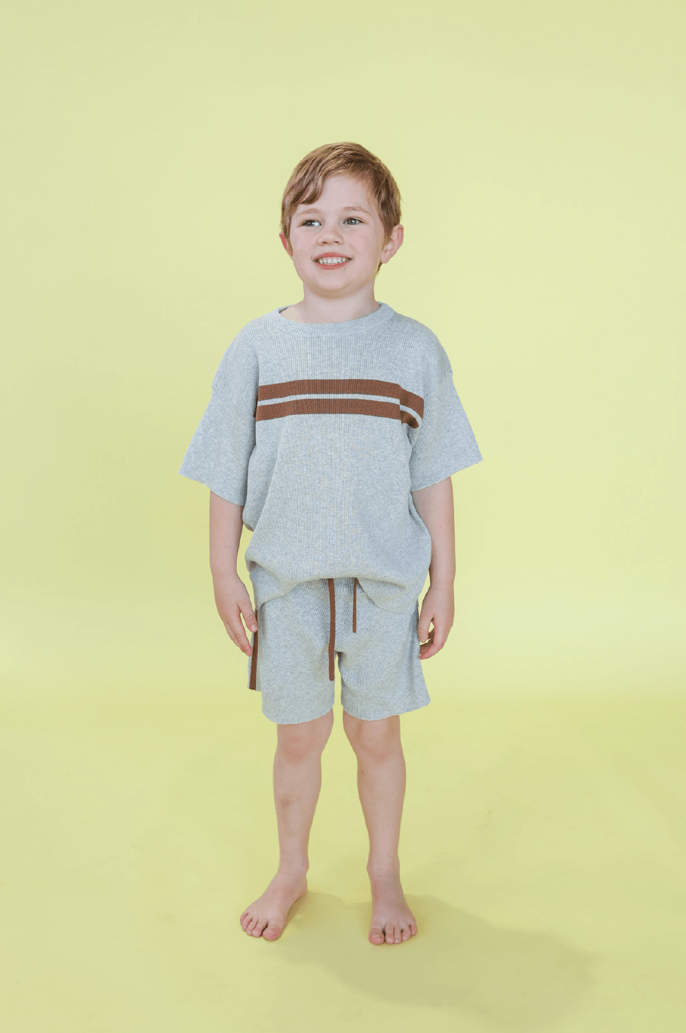 Grown Twin Striped Ribbed Tee