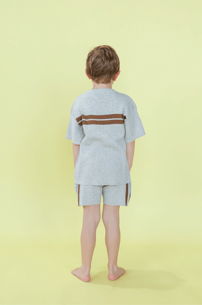 Grown Twin Striped Ribbed Tee