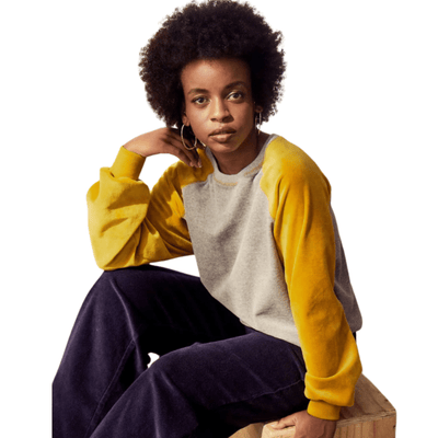 Olga De Polga Odessa Sweat Mustard in Soft Cotton