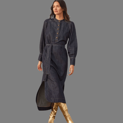 Zoe Kratzmann Snapshot Dress Dark Denim