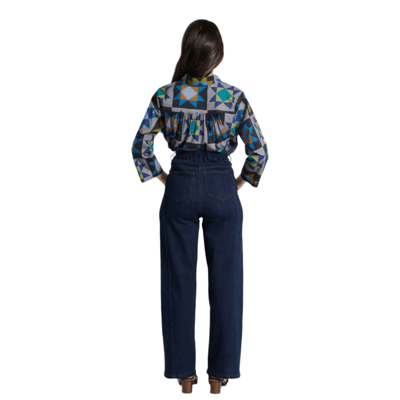 Olga De Polga Santana Jeans Indigo Wash In Denim