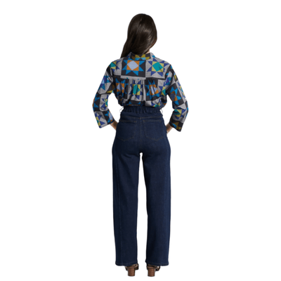 Olga De Polga Santana Jeans Indigo Wash In Denim