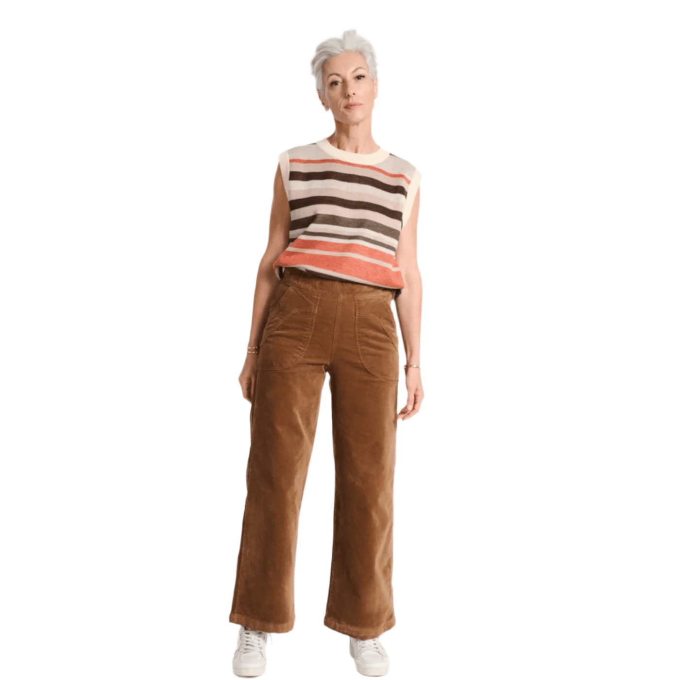 Olga De Polga Peggy Paris Long Pants Cafe in Soft Velvet