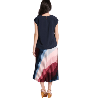 Olga De Polga Kona Pleated Skirt Skyline