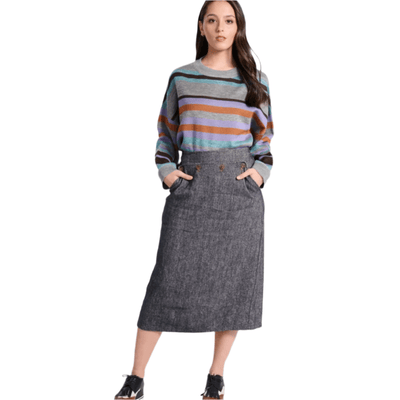 Olga De Polga Colorado Sweater Sea in Wool