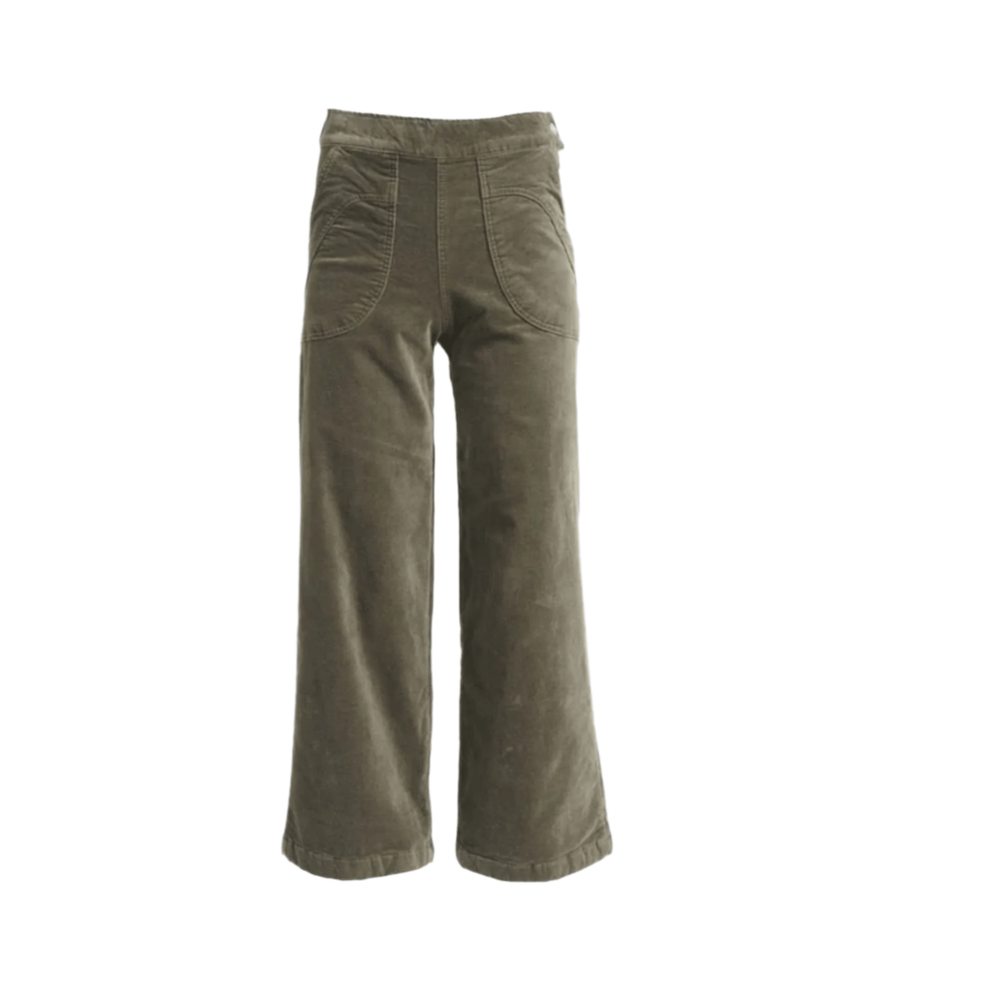 Olga de Polga  Peggy Paris Long Pants Khaki In Soft Velvet