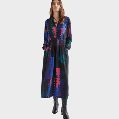 Elk the Label Terrase Dress Loom Print