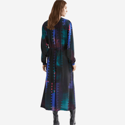 Elk the Label Terrase Dress Loom Print