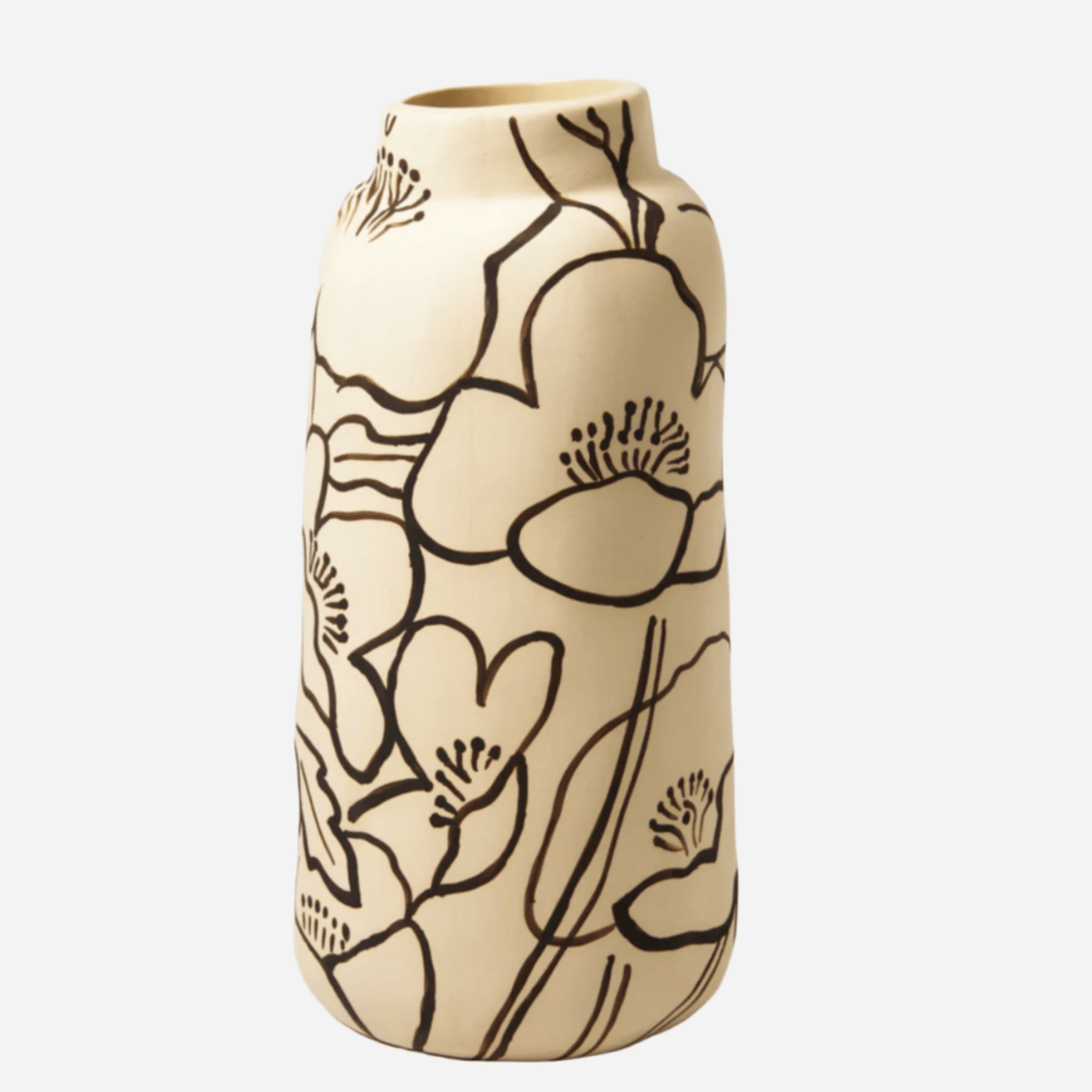 Jones and Co Tender Poppy Tall Vase