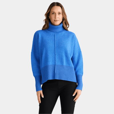 Brave and True Sophie Knit Jumper Mediterranean Blue