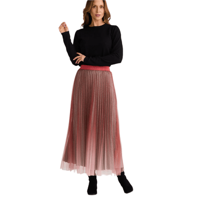 Brave and True West End Skirt Terracotta Ombre