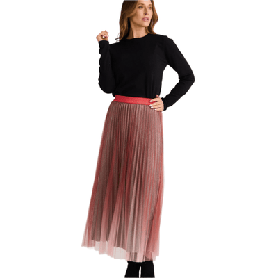 Brave and True West End Skirt Terracotta Ombre