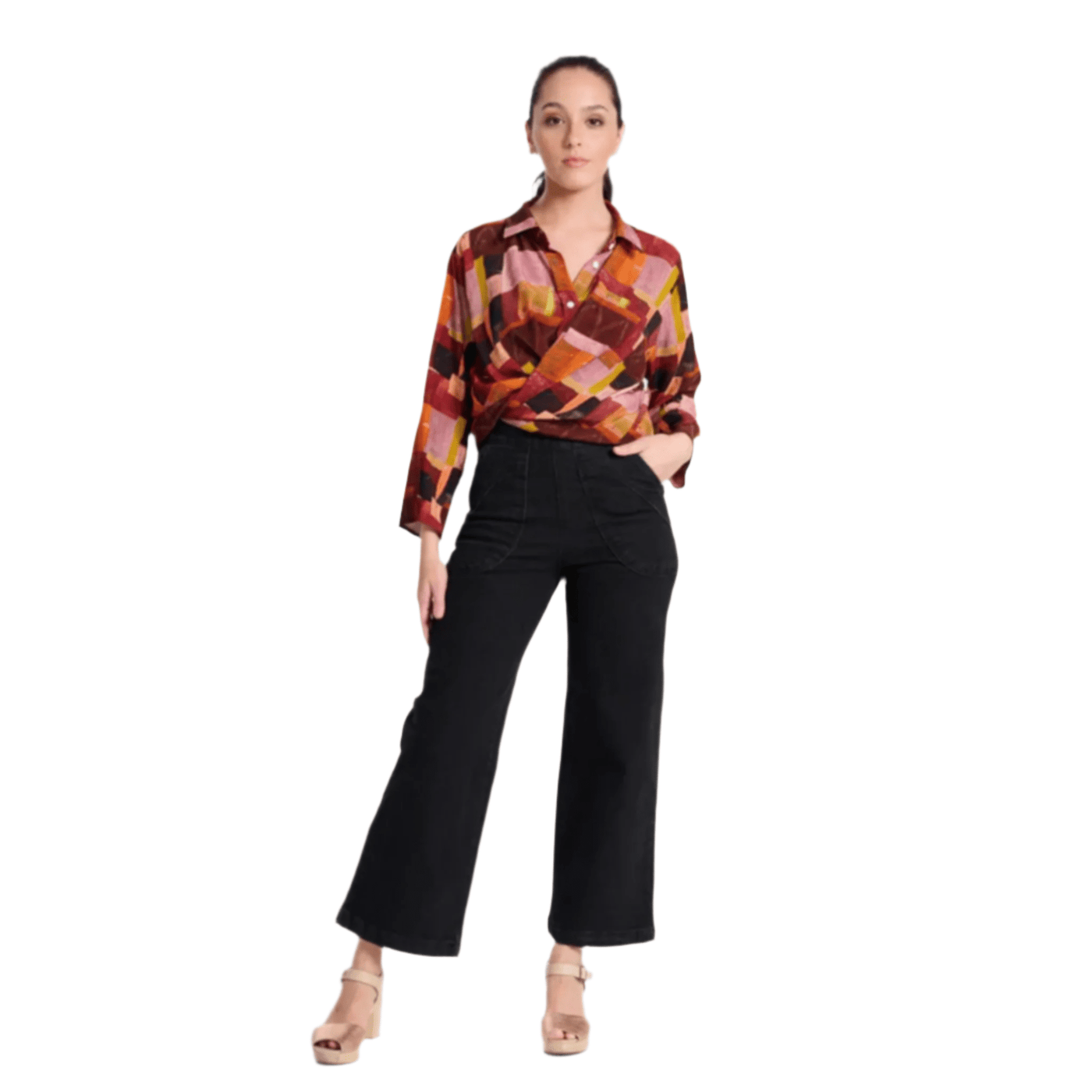 Olga De Polga Kismet Shirt Blush In Viscose
